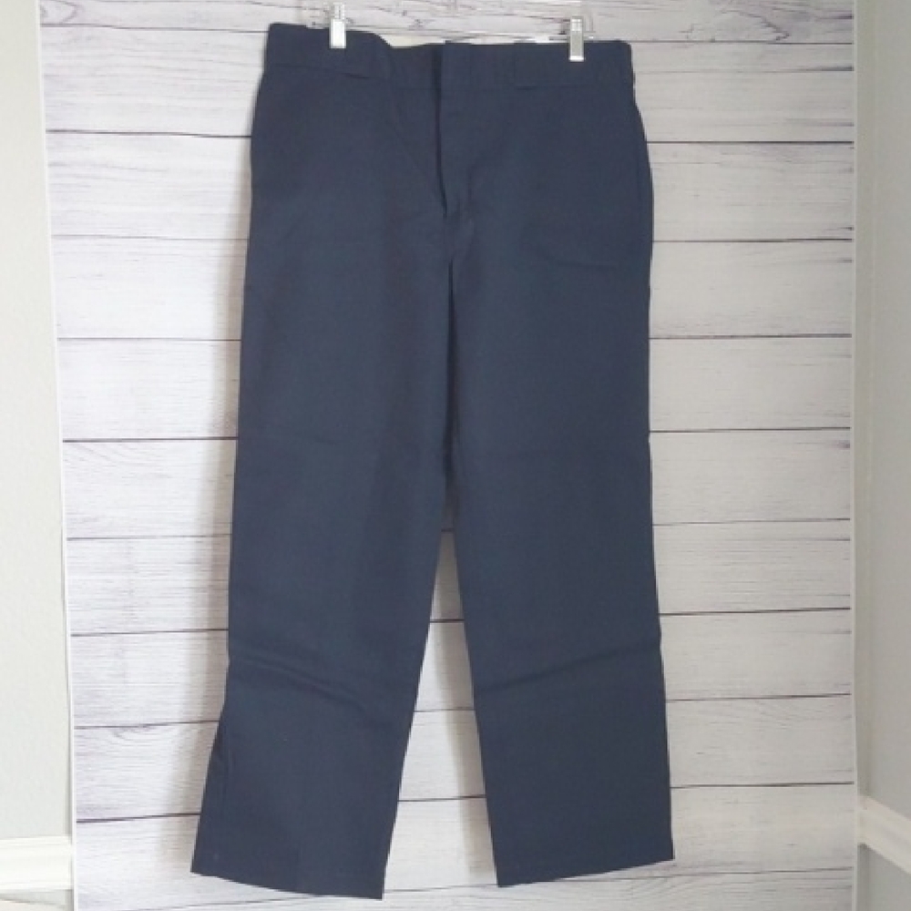 Dickies Blue Chinos Classic Straight Leg Work Pants
